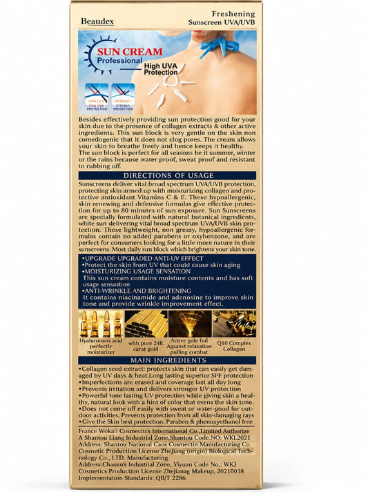 Collagen Ultra protect UP TO &HOURS PROTECTION SPF 60 + DAY TOUCH SUNBLOCK