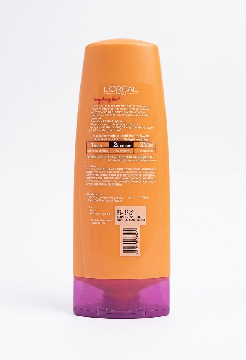 LOREAL PARIS ELVIVE Dream long Straight 72H STRAIGHTENING KERATIN CONDITIONER