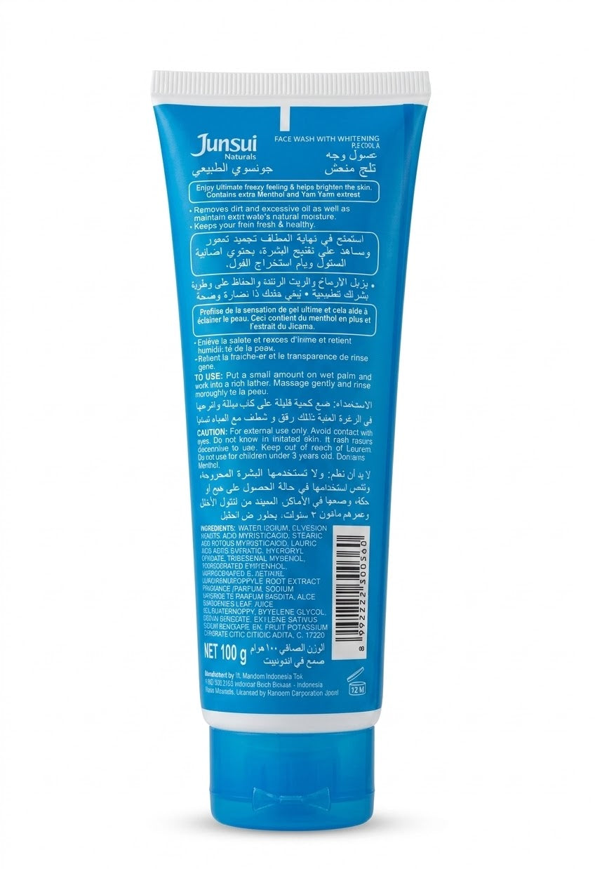 Junsui Naturals FACE WASH WITH WHITENING ICE COOL