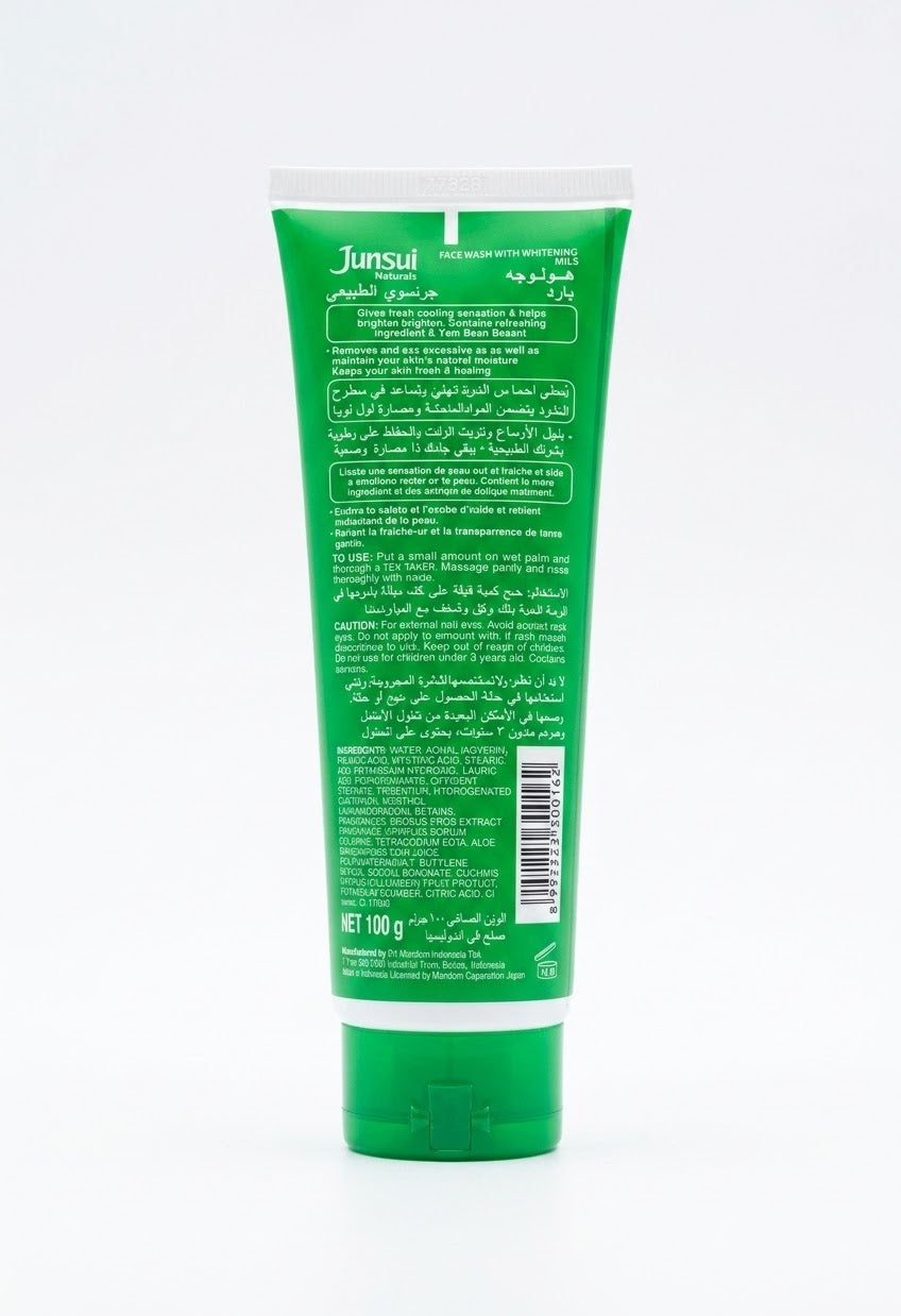 Junsui Naturals FACE WASH WITH WHITENING COOL
