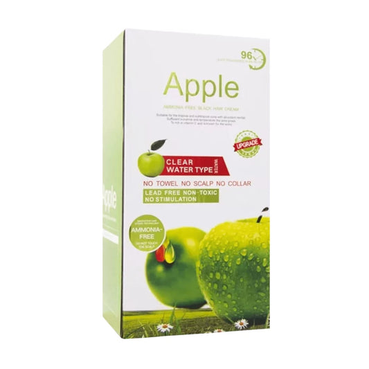Apple Ammonia-Free Black Hair Colour | Natural Shine & 100% Grey Coverage