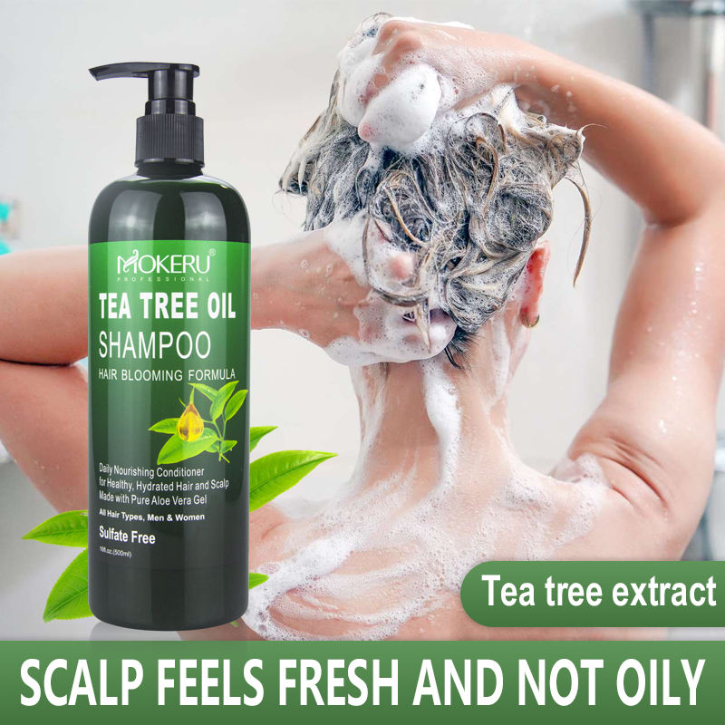Mokeru Tea Tree Oil Shampoo | Nourishes Hair & Reduces Dandruff