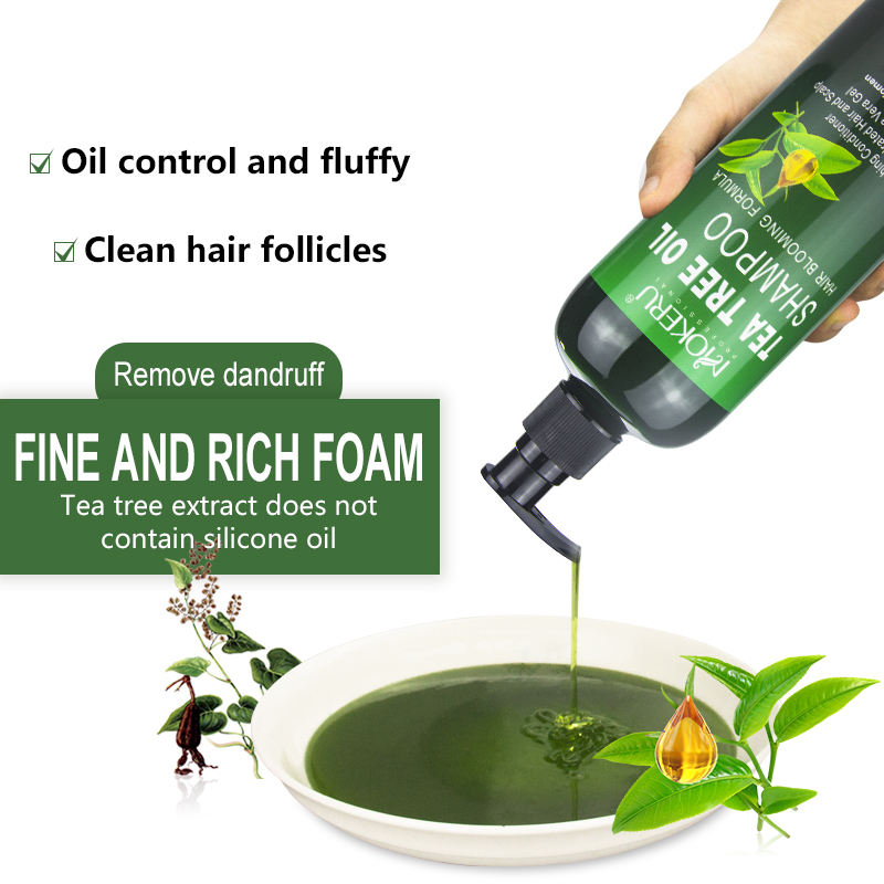 Mokeru Tea Tree Oil Shampoo | Nourishes Hair & Reduces Dandruff