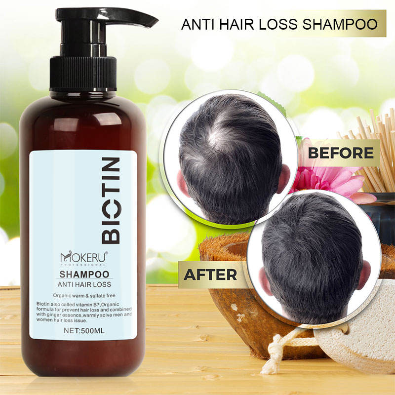 Mokeru Biotin Hair Loss Care Shampoo – Strengthening & Nourishing Formula
