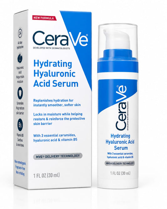 CeraVe Hydrating Hyaluronic Acid Face Serum 30ml