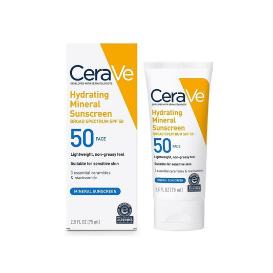 CeraVe Hydrating Mineral Sunscreen SPF 50 Body (150 ml