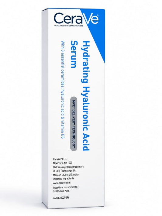 CeraVe Hydrating Hyaluronic Acid Face Serum 30ml