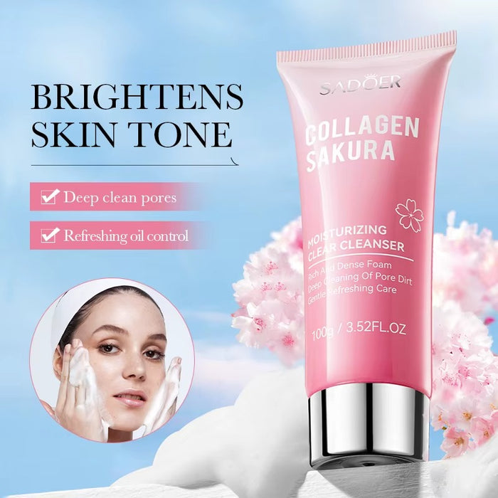 COLLAGEN SAKURA MOISTURIZING CLEAR CLEANSER