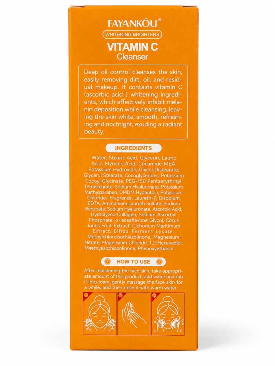 WHITENING BRIGHTENING  VITAMIN C Cleanser