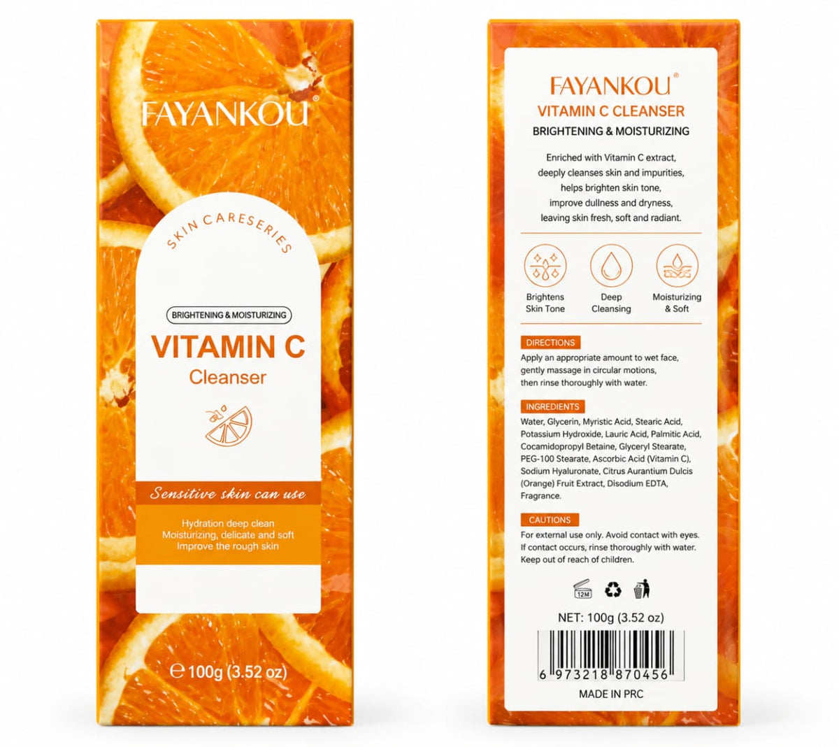 WHITENING BRIGHTENING  VITAMIN C Cleanser