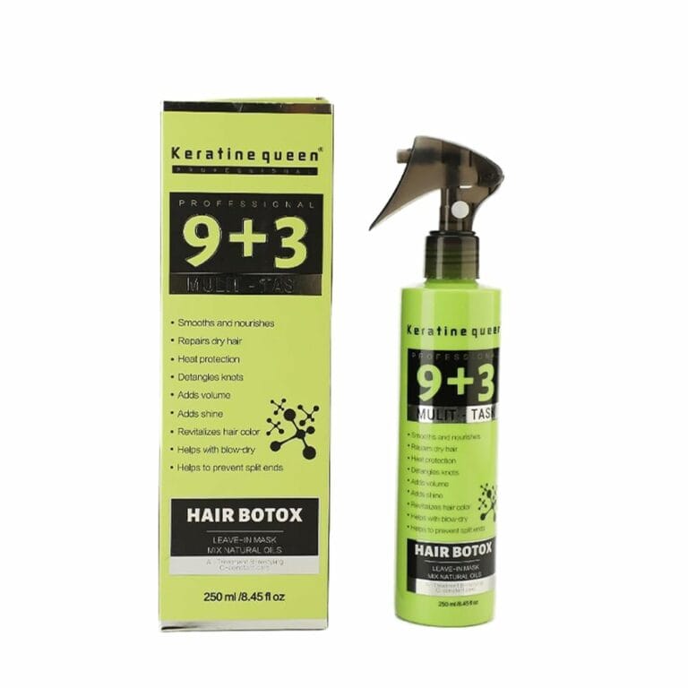 Hair Botox Leave-In Mask 250ml – Deep Repair & Anti-Frizz Treatment for Damaged Hair – 9×3 Formulav