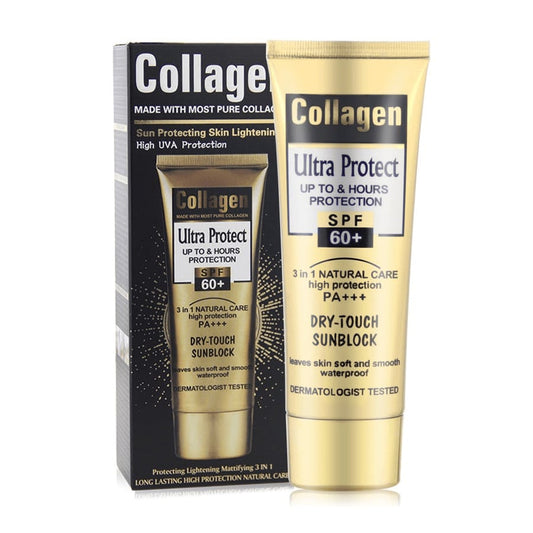 Collagen Ultra protect UP TO &HOURS PROTECTION SPF 60 + DAY TOUCH  SUNBLOCK