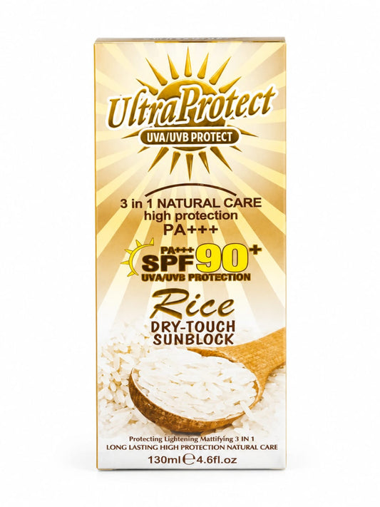 3 in 1 NATURAL CARE  high protection  PH++ SPF 90+Rice Sunblock