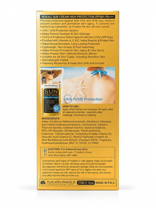 Fruit of the wokali  PROFESSIONAL CARE  SUN CREAM  SPF 90+