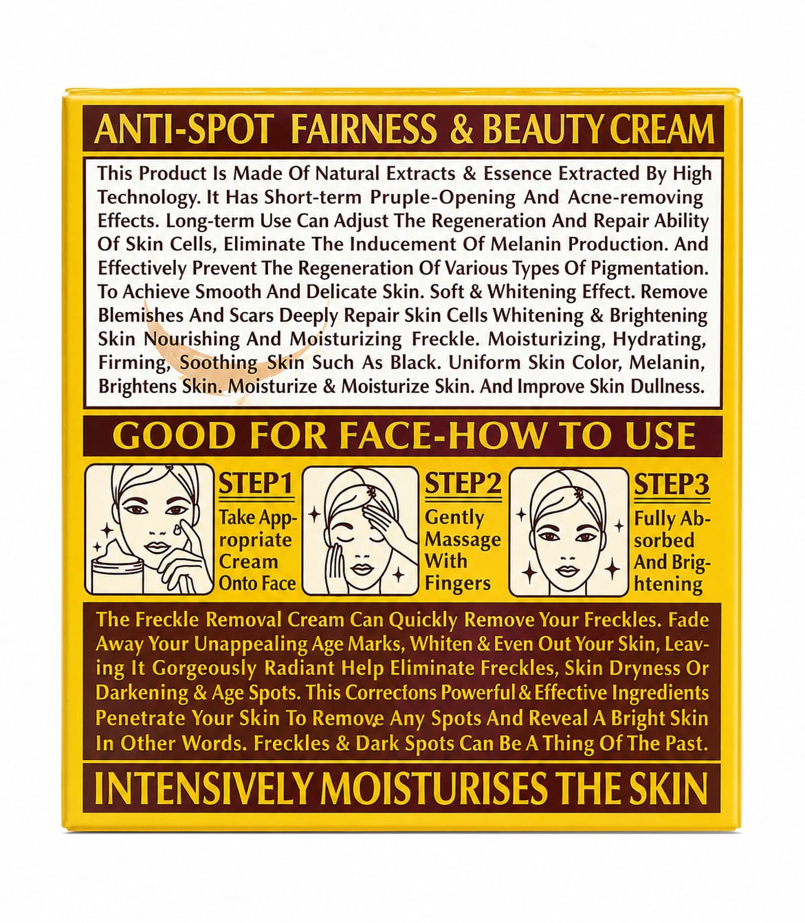Rice anti sport cream