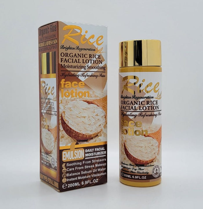 Rice ORGANIC FACIAL LOTION  Moisturising Smoothing