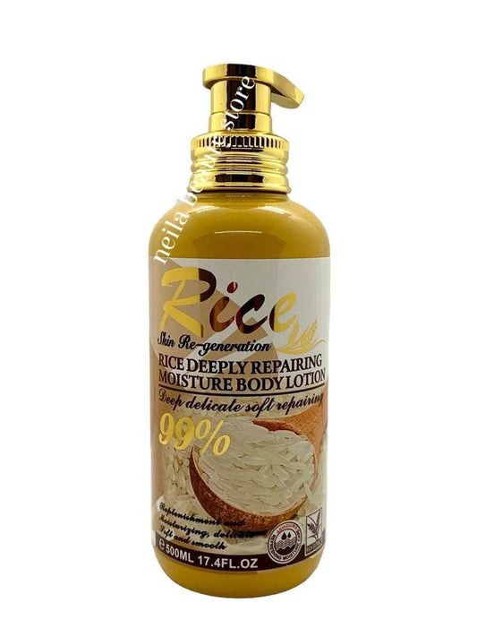 Rice skin regeneration  RICE DEEPLY REPAIRING  MOISTURISING FACE AND BODY LOTION