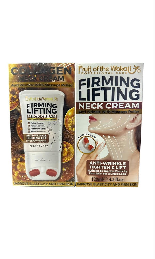 FIRMING LIFTING  NECK CREAM  Anti Wsinkle With Massage Roller