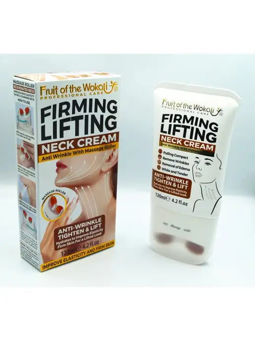 FIRMING LIFTING  NECK CREAM  Anti Wsinkle With Massage Roller