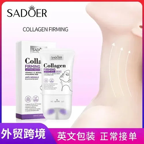 Collagen FIRMING LIFTING NECK CREAM  ANTI WRINKLE  REJUVENATED SKIN