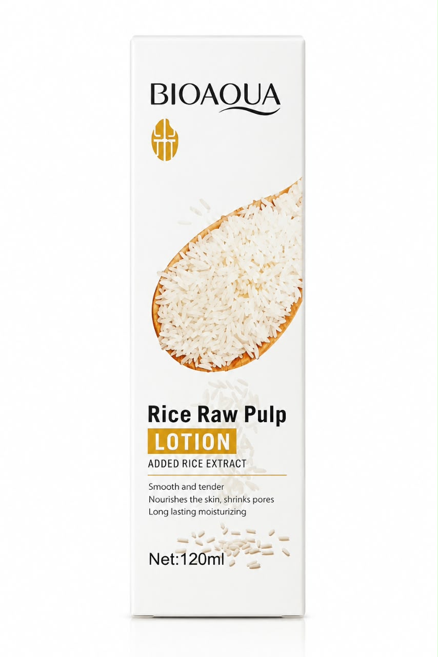 BIOAQUA RICE RAW PULP LOTION  ADDED RICE EXTRACT
