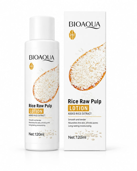 BIOAQUA RICE RAW PULP LOTION  ADDED RICE EXTRACT