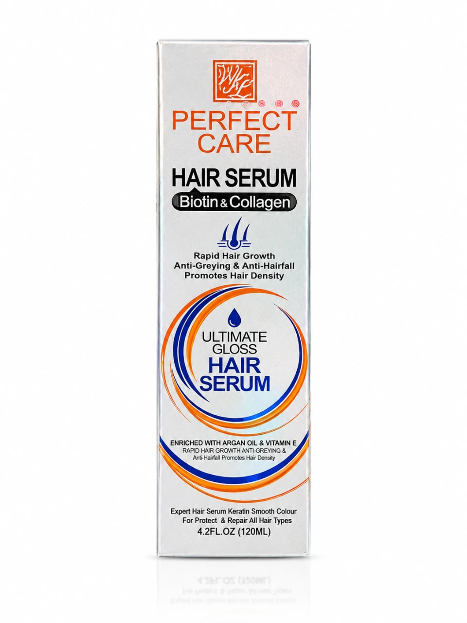 PERFECT CARE  HAIR SERUM  BIOTIN &COLLAGEN  ULTIMATE GLOSS  HAIR SERUM