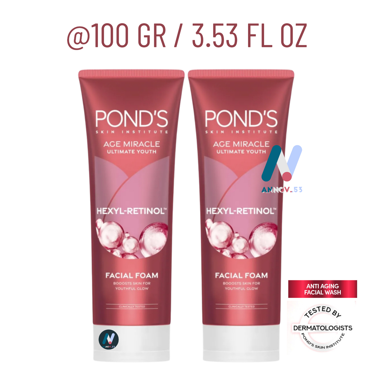 POND'S  SKIN INSTITUTE  AGE MIRACLE  ULTIMATE YOUTH  Facial Foam Face wash