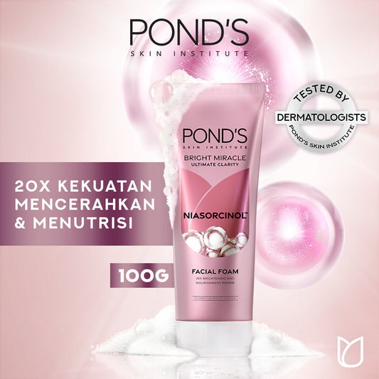 POND'S SKIN INSTITUTE  BRIGHT MIRACLE   ULTIMATE CLARITY  ULTRA LIGHT  BIOME GEL  GENERAL CLEANSING