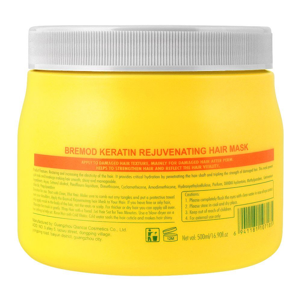 BREMOD  KERATIN REJUVENTING  HAIR MASk  500ml