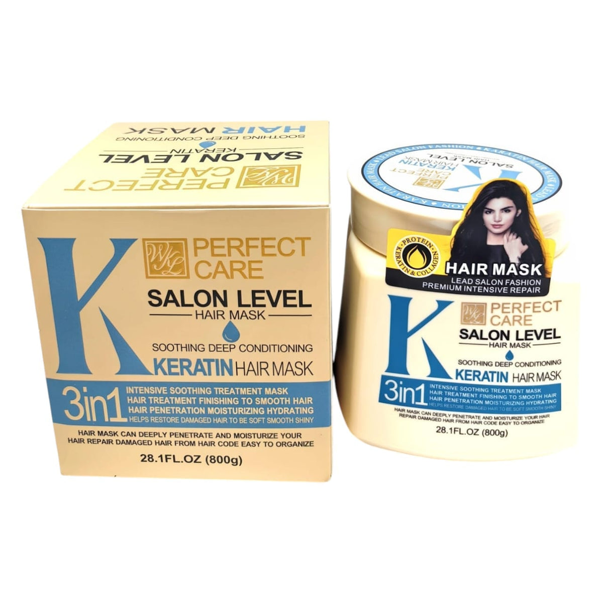PERFECT CARE  HAIR MASK  SOOTHING DEEP CONDITIONER KERATIN  HAIR MASK