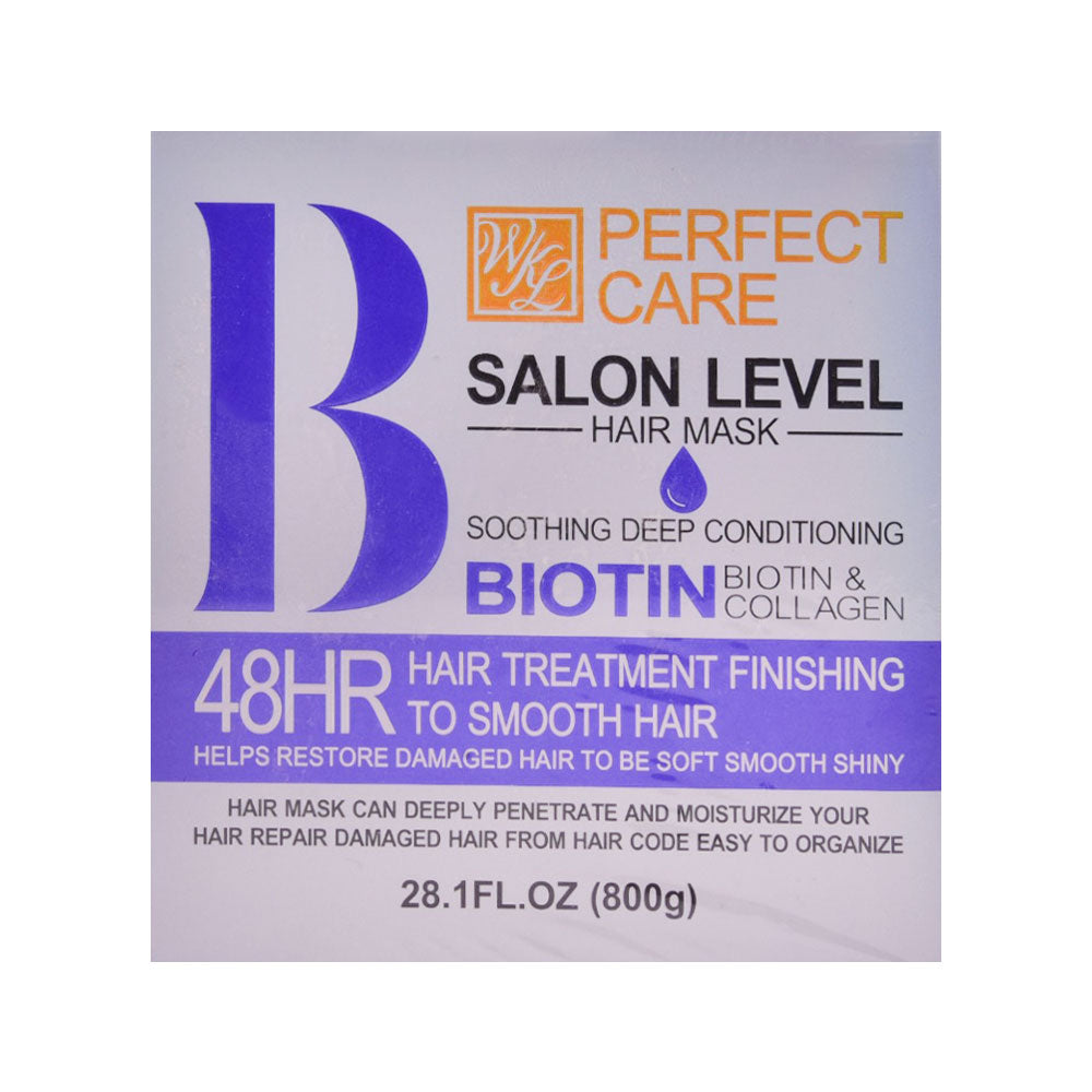 PERFECT CARE  HAIR MASK  BIOTIN & COLLAGEN  HAIR TREATMENT FINISHING TO SMOOTH HAIR