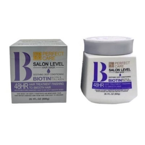 PERFECT CARE  HAIR MASK  BIOTIN & COLLAGEN  HAIR TREATMENT FINISHING TO SMOOTH HAIR