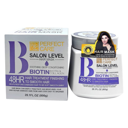 PERFECT CARE  HAIR MASK  BIOTIN & COLLAGEN  HAIR TREATMENT FINISHING TO SMOOTH HAIR