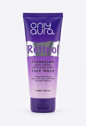 Onlyaura Retinol Cleansing Anti-Aging Face Wash 150ml