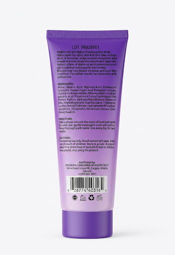 Onlyaura Retinol Cleansing Anti-Aging Face Wash 150ml