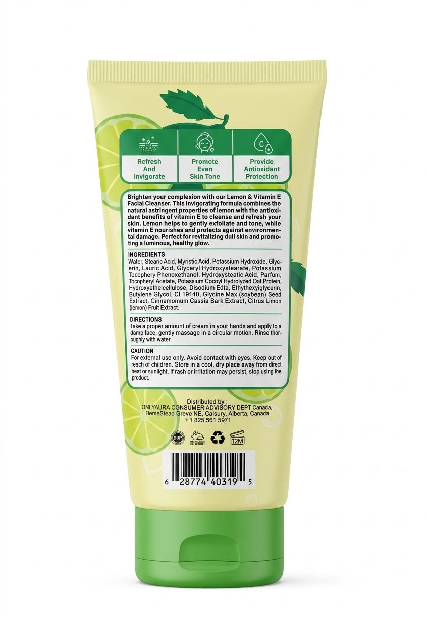 ONLYAURA Lemon Facial Cleanser 150ML