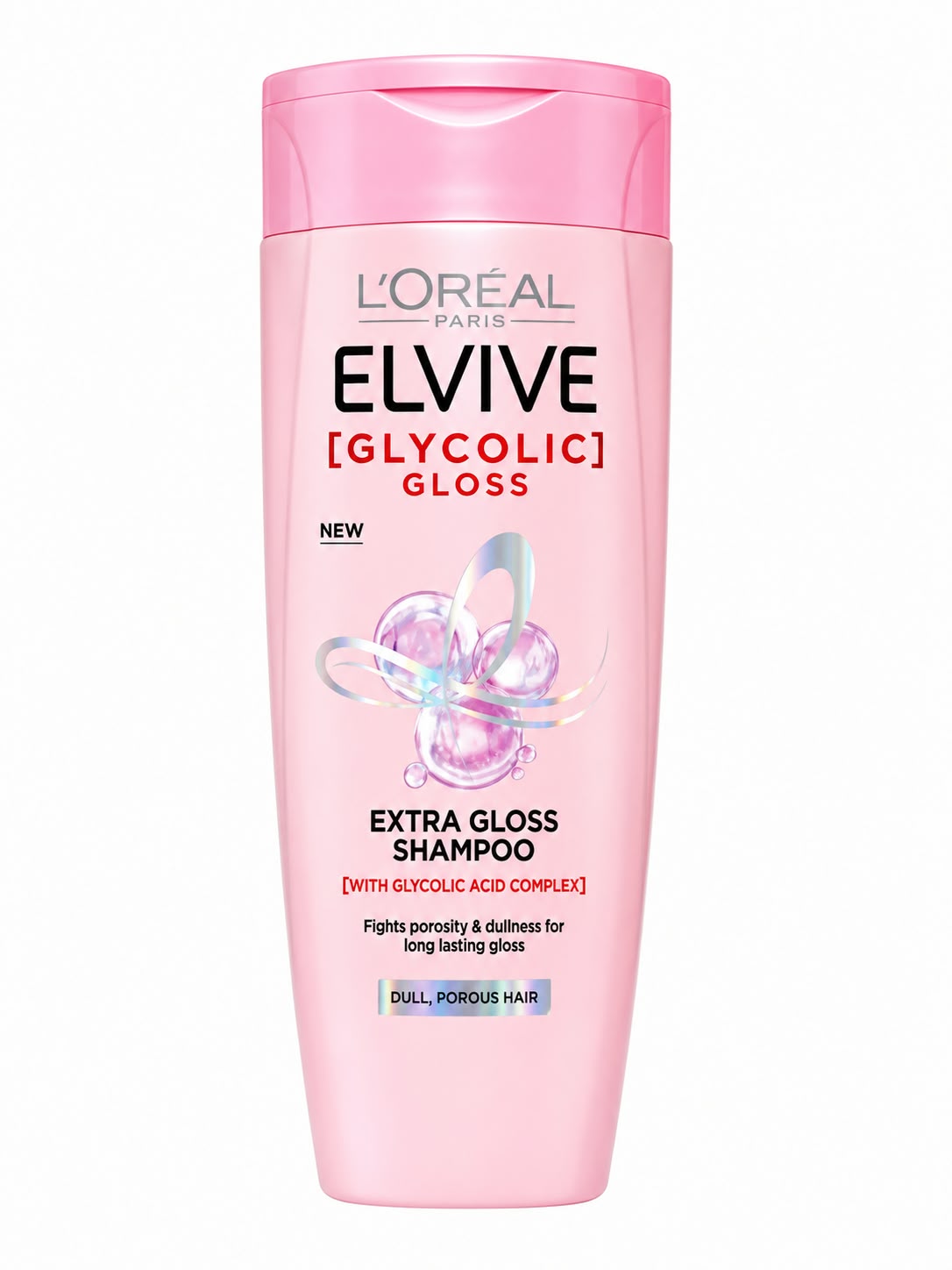 LOREAL PARIS  ELVIVE  GLYCOLIC GLOSS  EXTRA GLOSS SHAMPOO  GLYCOLIC ACID COMPLEX