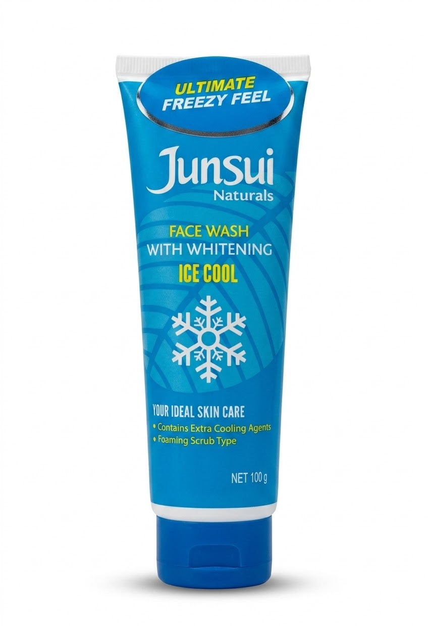 Junsui Naturals  FACE WASH  WITH WHITENING  ICE COOL