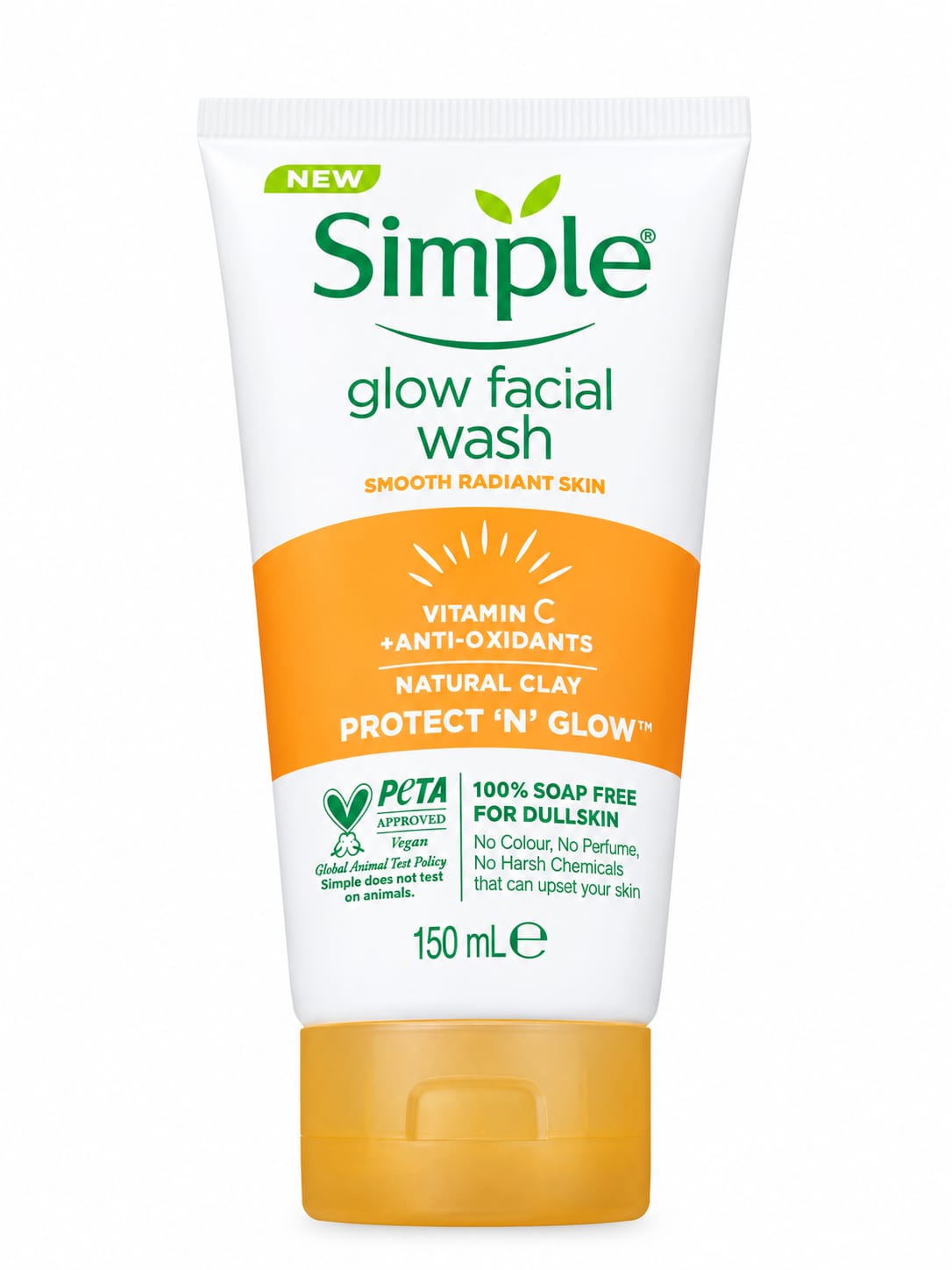 Simple  Glow Facial wasa Smooth Radiant Skin  Vitamin c + Anti Oxidants