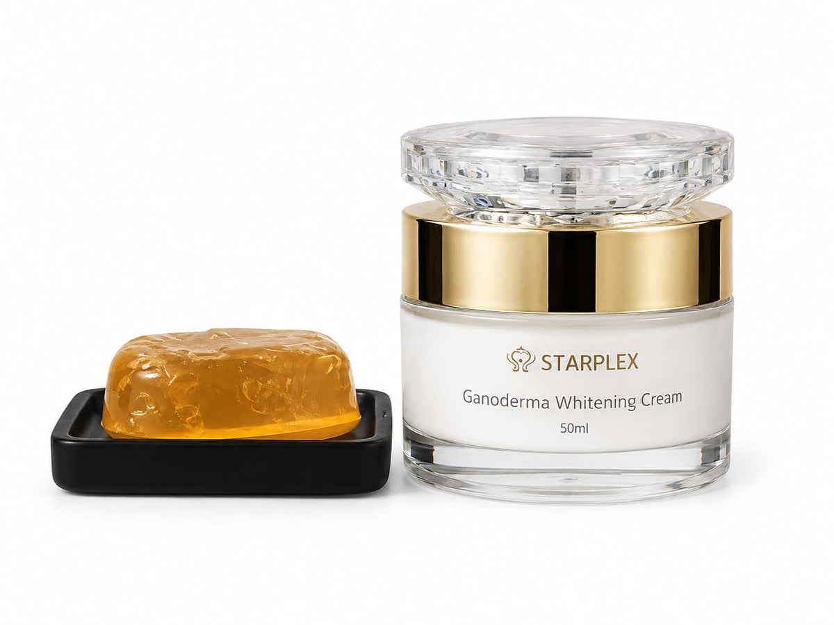 STARPLEX  GANODERMA WHITENING CREAM WITH HONEY SOPE  50ml