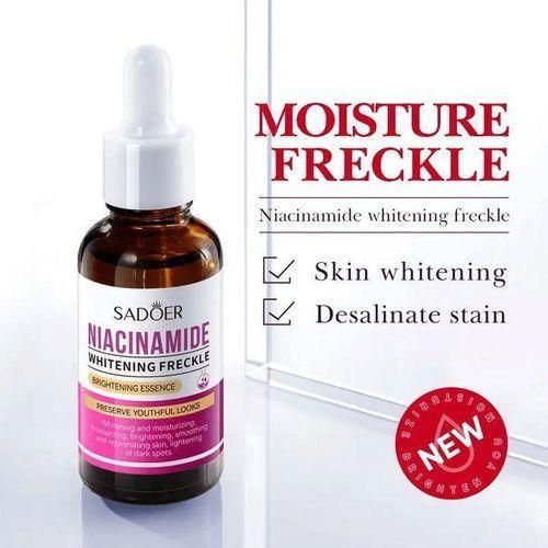 SADOER  NIACINAMIDE  WHITEN ANTI - FRECKLE BRIGHTENING ESSENCE  LIGHTEN FRECKLES SERUM  30ml