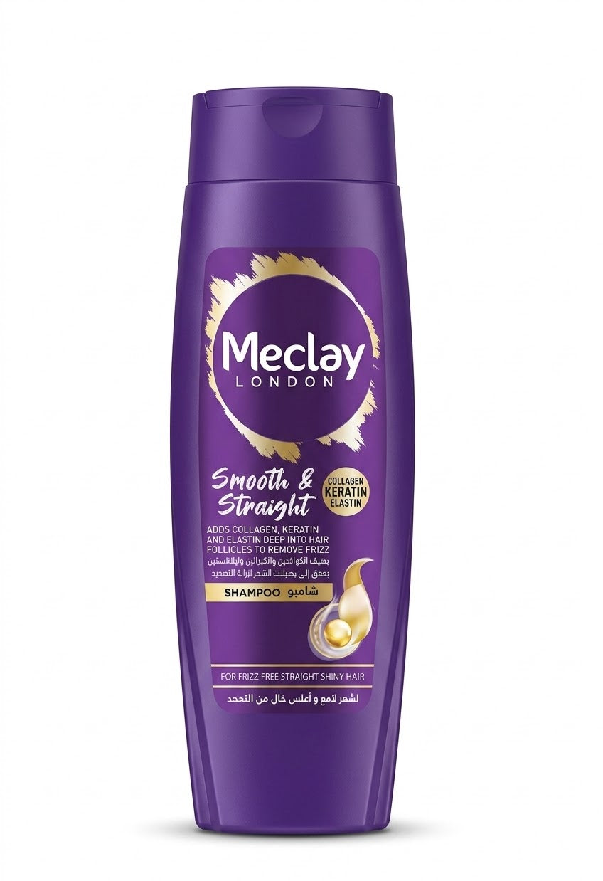 Meclay LONDON Smooth & Straight Keratin Shampoo 185ml