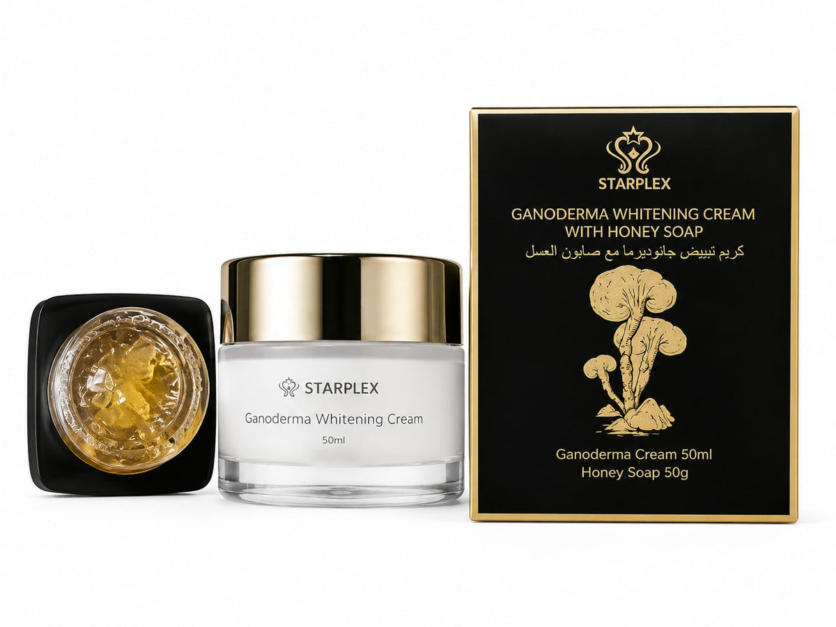 STARPLEX  GANODERMA WHITENING CREAM WITH HONEY SOPE  50ml