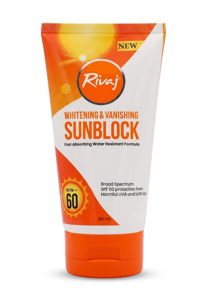 Rivaj  WHITENING & VANISHING  SUNBLOCK  SPF 60