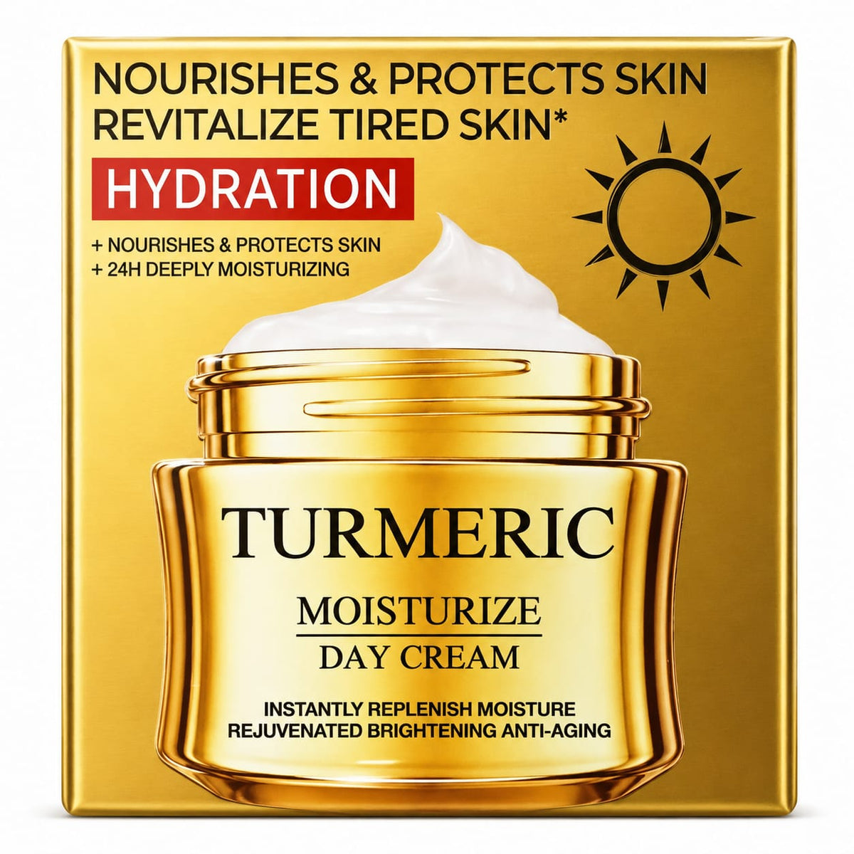 Turmeric Moisturizing Day Cream:
