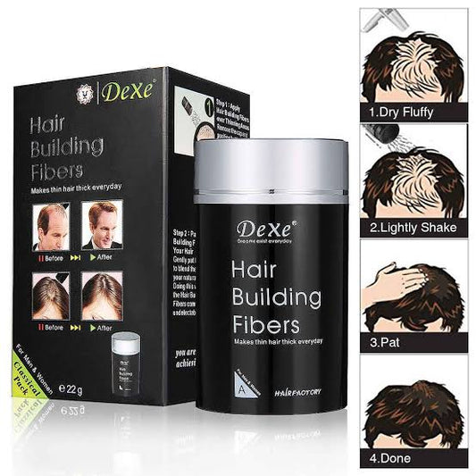 Premium Hair Building Fiber | Instant Hair Thickening Powder